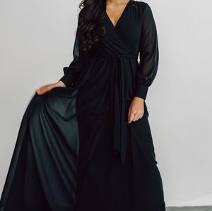 Black Baltic Born Lydia Maxi dress